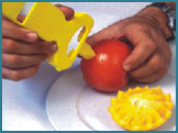 Peeler and grater decorater